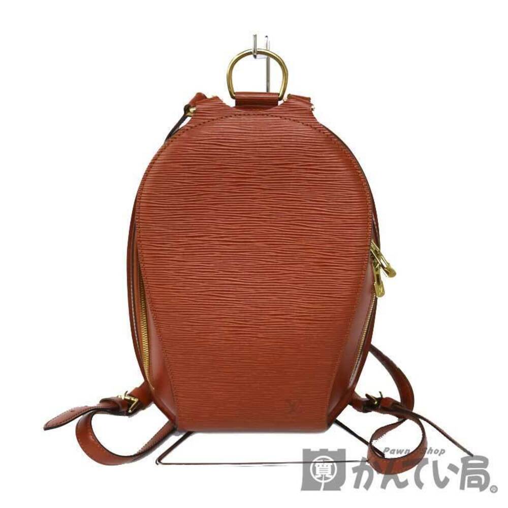 LOUIS VUITTON Mabillon Epi Backpack Rucksack Daypack Brown Kenyan